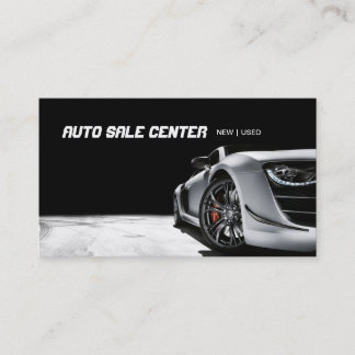 Auto Sale Car Dealership Business Card Visitekaartje