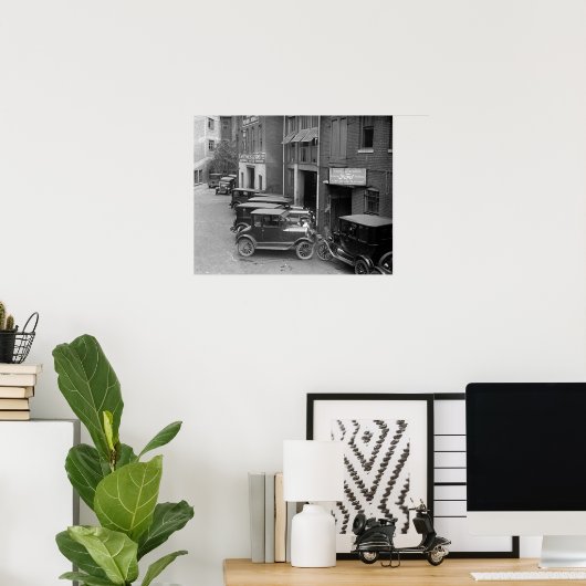 Auto Sales and Service, 1926.  foto Poster (Thuiskantoor)