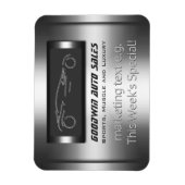Auto Sales Specials - metaal, zilveren automatisch Magneet (Verticaal)
