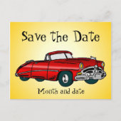 Auto Save the Date Briefkaart (Voorkant)