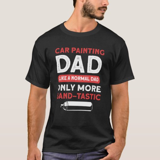 Auto Schilderen Papa Als een Regular Papa Alleen M T-shirt (Voorkant)