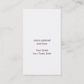 Auto Service Blue en Silver Car Logo Visitekaartje (Achterkant)