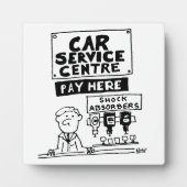Auto Service Center Mechanics and Shock Absorbers Fotoplaat (Voorkant)