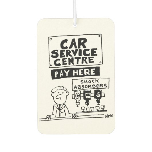 Auto Service Center Mechanics and Shock Absorbers Luchtverfrisser (Voorkant)