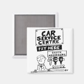 Auto Service Center Mechanics and Shock Absorbers Magneet (Voorkant / Achterkant)