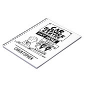 Auto Service Center Mechanics and Shock Absorbers Notitieboek (Linkerzijde)