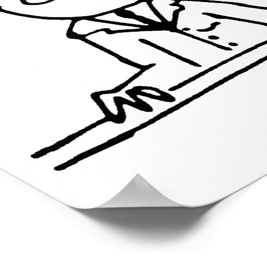 Auto Service Center Mechanics and Shock Absorbers Poster (Hoek)