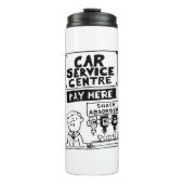 Auto Service Center Mechanics and Shock Absorbers Thermosbeker (Voorkant)