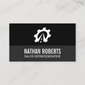 Auto Service Logo | Auto Verzorging Visitekaartje (Achterkant)