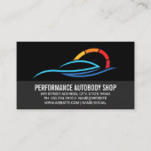Auto Service Logo | Auto Verzorging Visitekaartje (Voorkant)