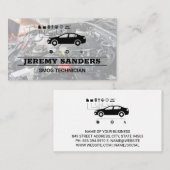 Auto Service Logo | Motorruimte Visitekaartje (Voorkant / Achterkant)