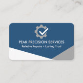 Auto Service Reparatie Monteur Visitekaartje (Voorkant)