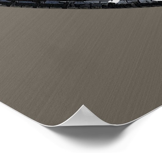 Auto Service Reparation Garage Owner Tire Wiel Cus Poster (Hoek)