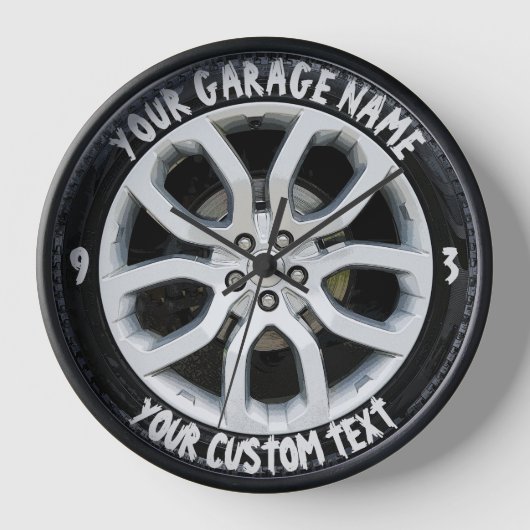 Auto Service Reparation Garage Owner Wheel Tire Cu (Voorkant)