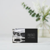 Auto-service Visitekaartje met automatische gegeve (Staand voorkant)