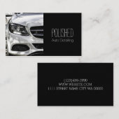 Auto-service Visitekaartje met automatische gegeve (Voorkant / Achterkant)