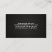 Auto-service | Witte auto Visitekaartje (Achterkant)