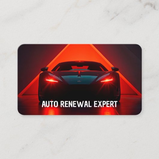 🚗 Auto Services Detailing Auto Care Visitekaartje (Voorkant)