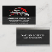 Auto Services Logo | Auto | Monteur Visitekaartje (Voorkant / Achterkant)