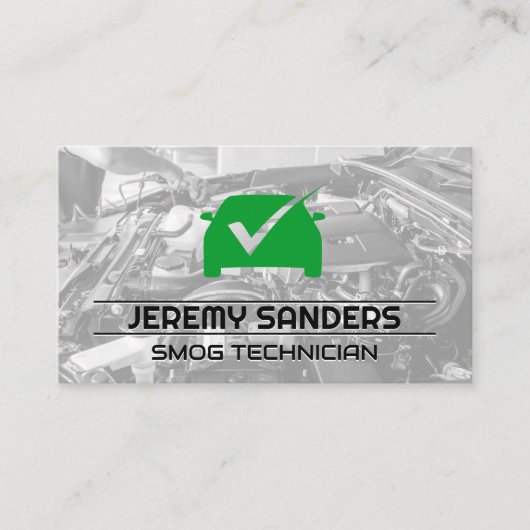 Auto Services | Mechanische technicus Visitekaartje (Voorkant)