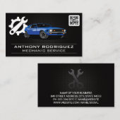 Auto Services | Moersleutel en auto Visitekaartje (Voorkant / Achterkant)