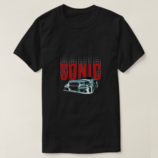 auto-Shirt sonisch T-shirt (Design voorkant)