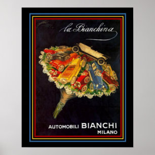 Auto Show 16 x 20 auto's met Bianchi  Poster