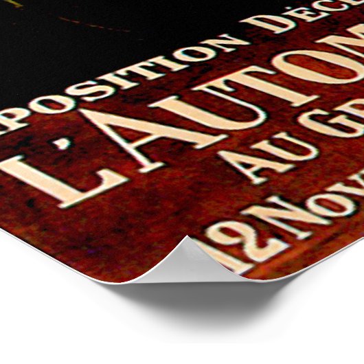 Auto-Show 1907 ~  Automobile Ad Poster (Hoek)