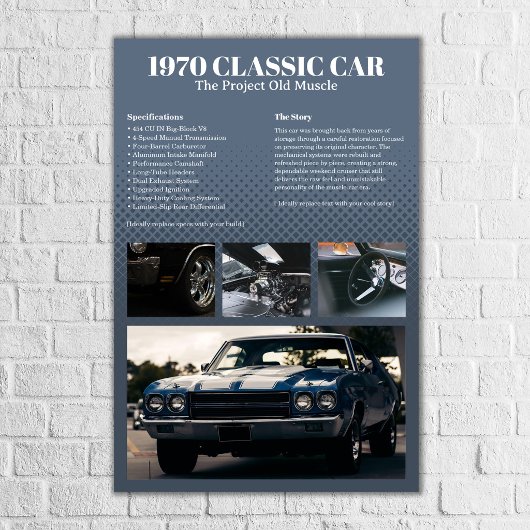 Auto Show Display Poster
