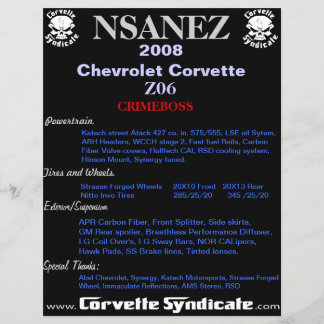 Auto Show Plaquette. Flyer