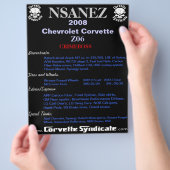 Auto Show Plaquette. Flyer (Hand)