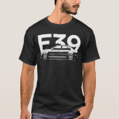 Auto silhouette uit de E39 5-reeks T-shirt (Voorkant)