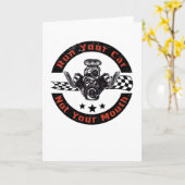 Auto-slepende racebus V8-mechanische ventilator Kaart (Gele Bloem)