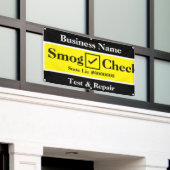 Auto Smog Check Business Spandoek (Buitenkant Gebouw)