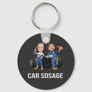 auto SOS leeftijd 2 Sleutelhanger