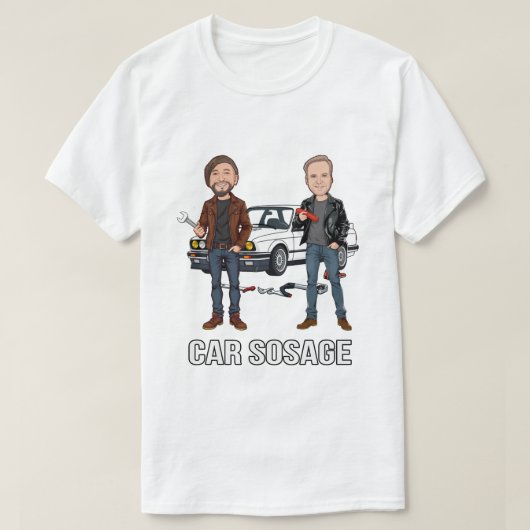 Auto Sosage SOS Leeftijd S12 E30 T-shirt (Design voorkant)