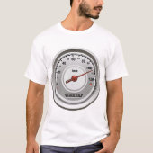 Auto Speedometer Mannen T-shirt (Voorkant)