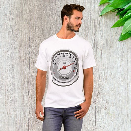 Auto Speedometer Mannen T-shirt