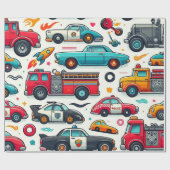 Auto-speelgoed Cadeaupapier (Vlak)