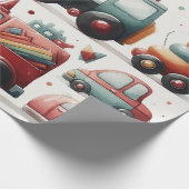 Auto speelgoed Wrapping Papier (Hoek)