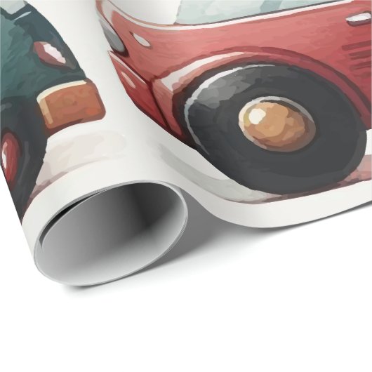 Auto speelgoed Wrapping Papier (Rol Hoek)