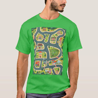 Auto Speelmat Ouder Massage Hulp vrienden T-shirt