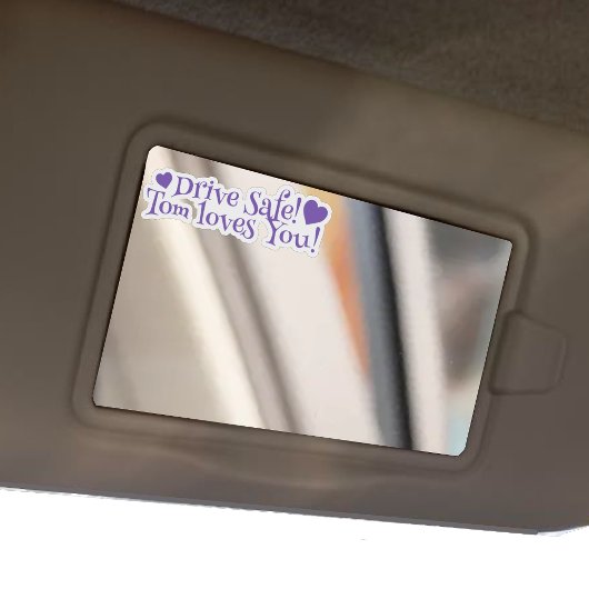 Auto Spiegel Lieve Bericht Stickers