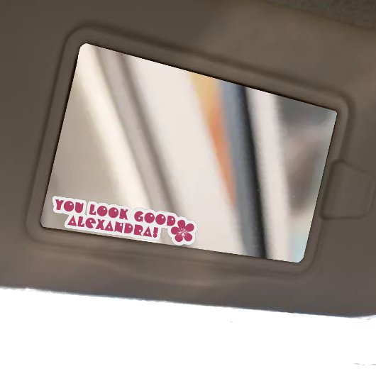 Auto Spiegel Schattigee Berichten Stickers