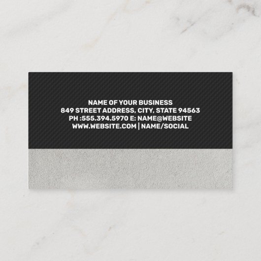 Auto Spray Paint Logo Visitekaartje (Achterkant)