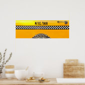 Auto - Stad - NYC Taxi Poster (Keuken)