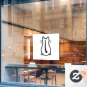 Auto Sticker - Cat Design (Cafe Raam)