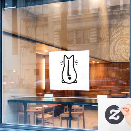 Auto Sticker - Cat Design (Cafe Raam)