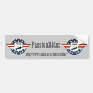 Auto-sticker PassionRider Bumpersticker