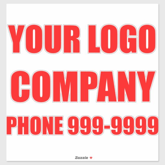 Auto sticker sjabloon. Personaliseer uw sticker (Vel)